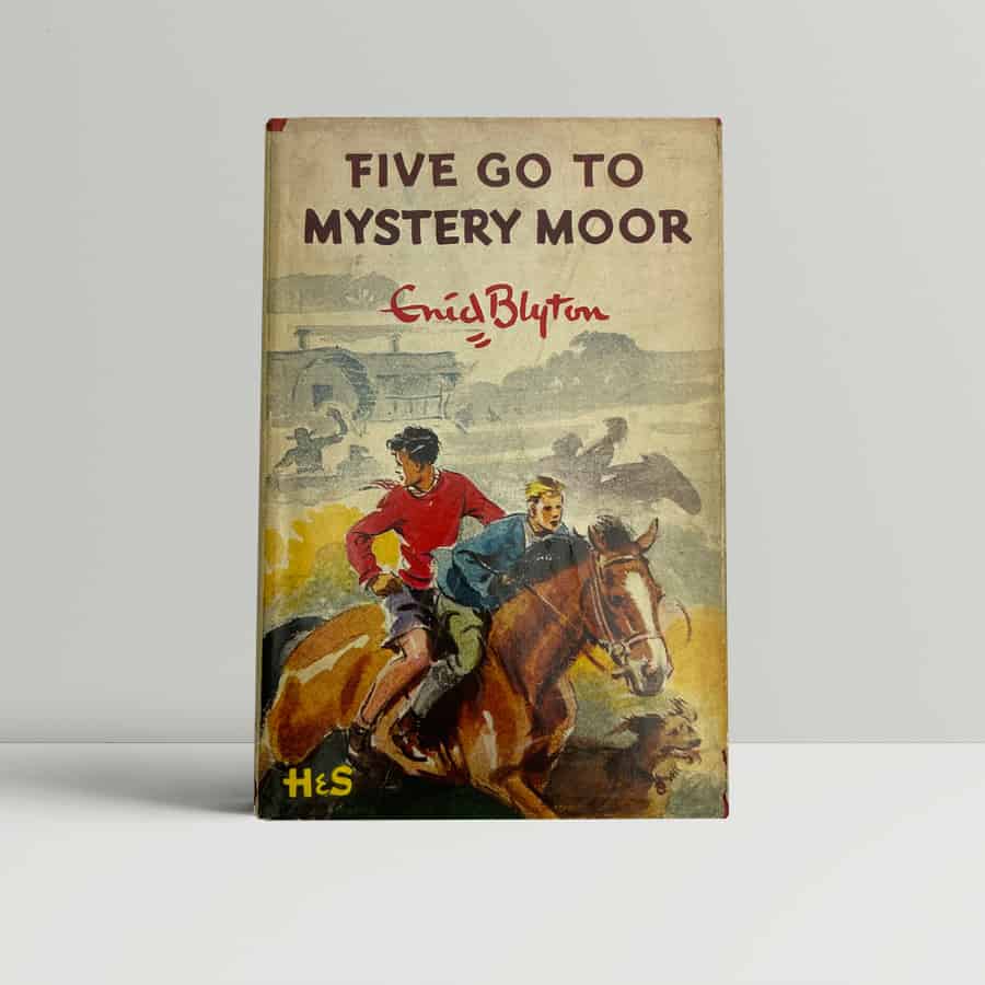 enid blyton five go to mystery moor first ed1