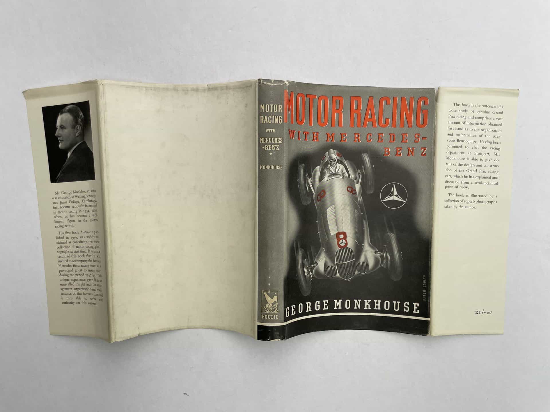 george monkhouse motor racing mercedes first edition5