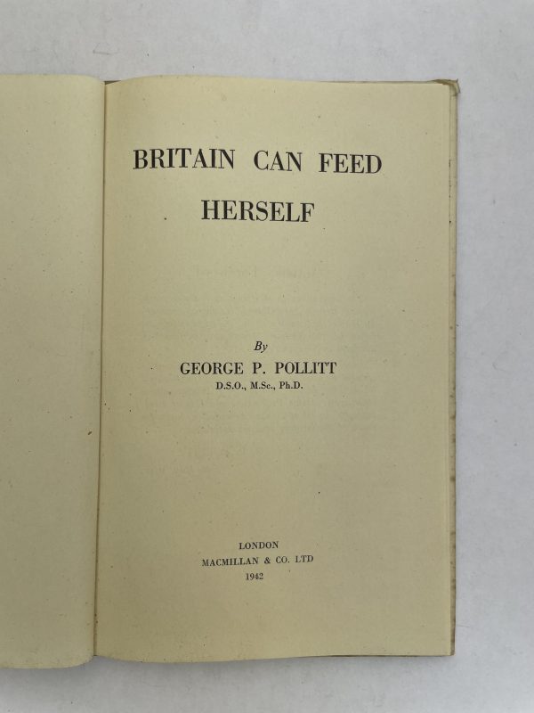 george pollitt britain can feed herself first ed2