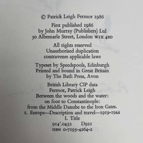 patrick leigh fermor signed trilogy3