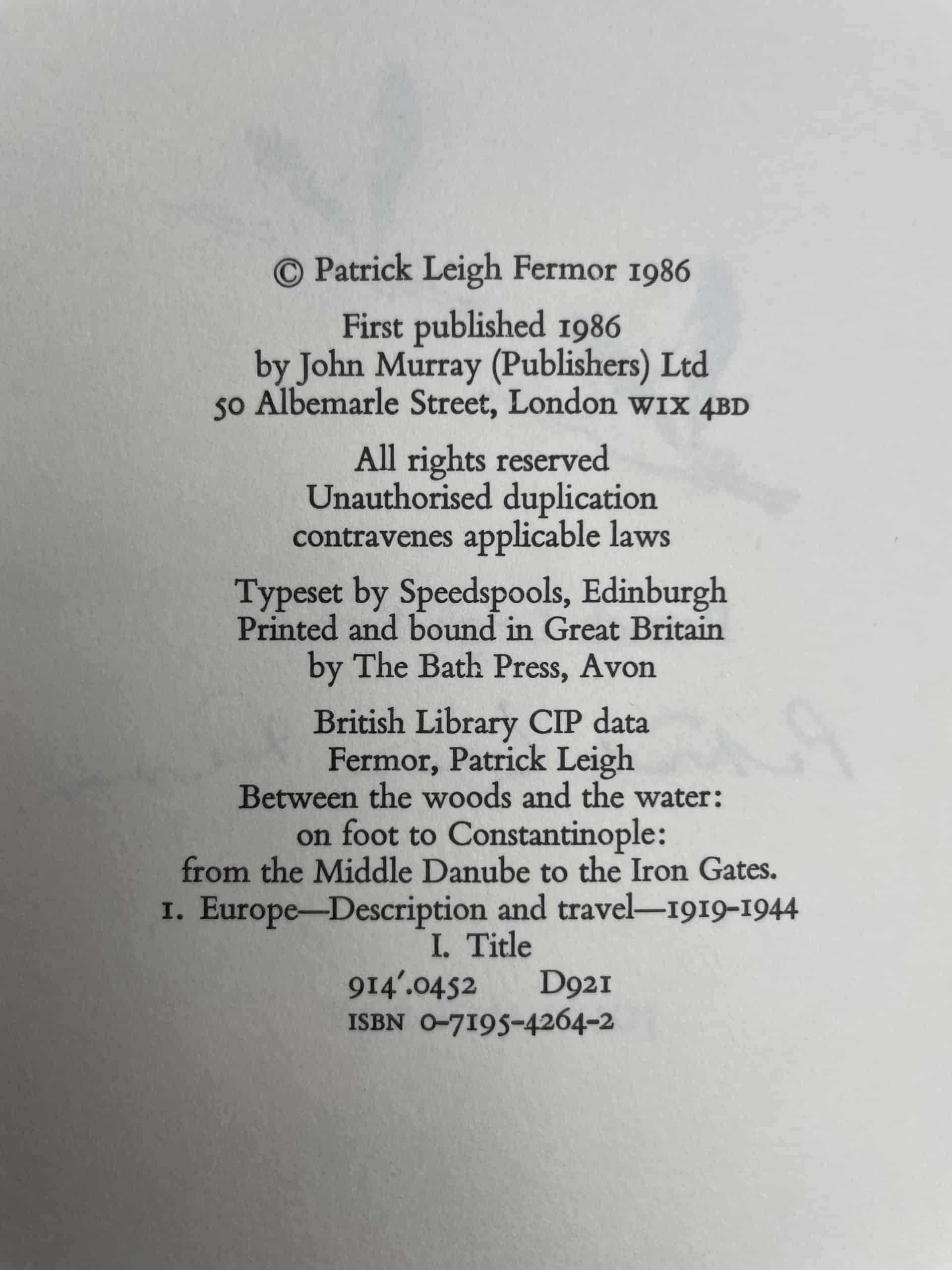 patrick leigh fermor signed trilogy3