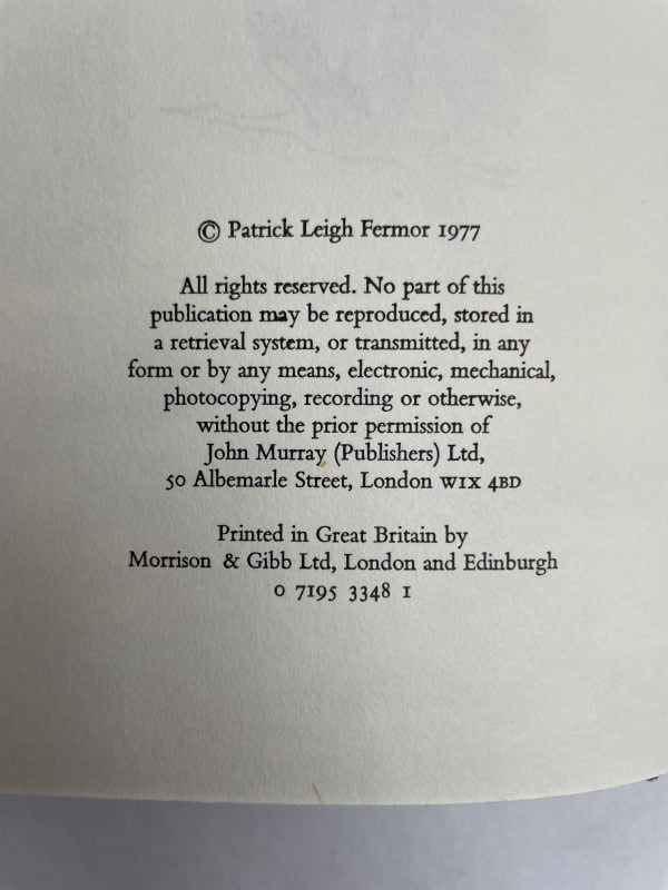 patrick leigh fermor signed trilogy5