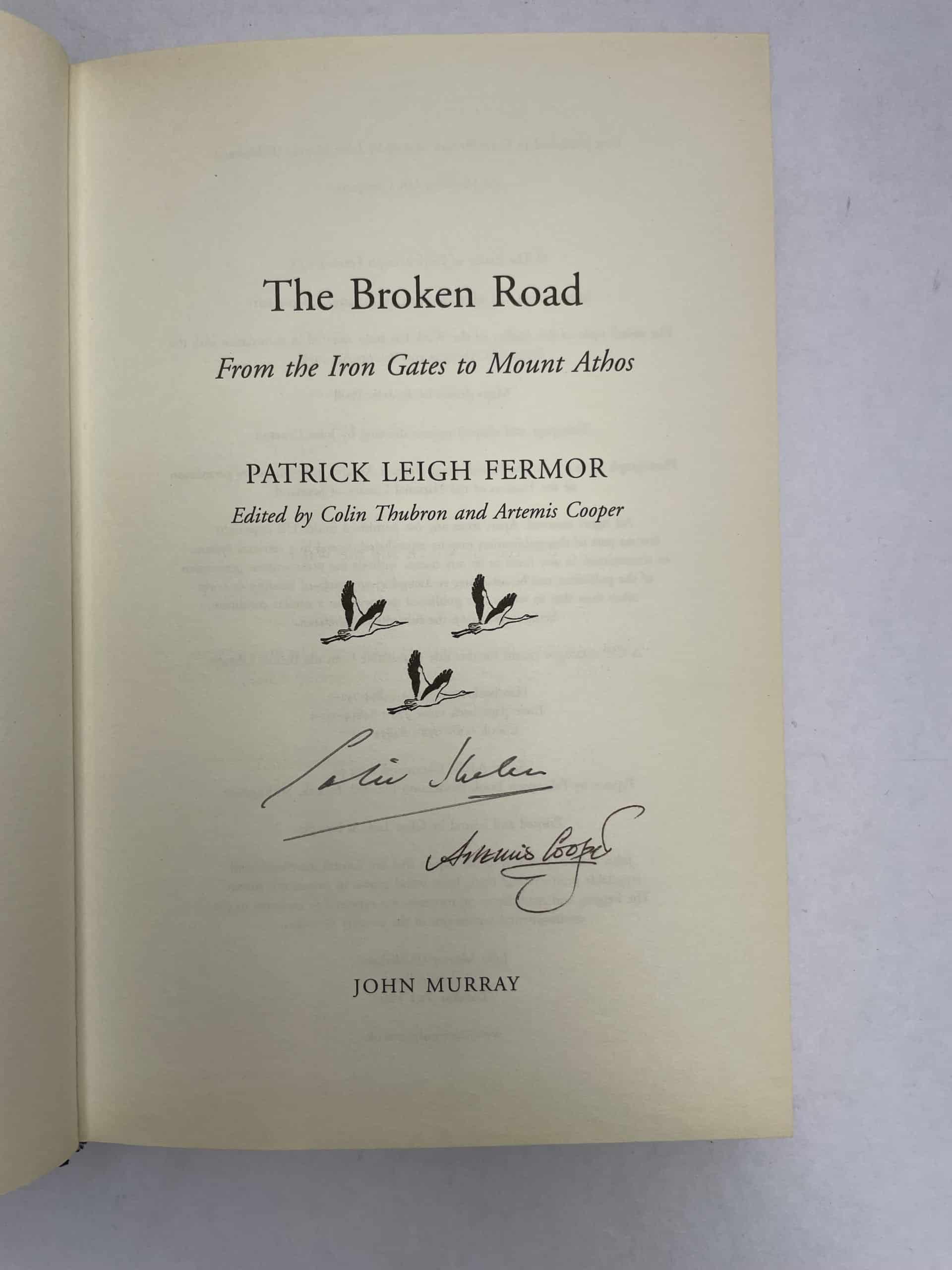 patrick leigh fermor signed trilogy6