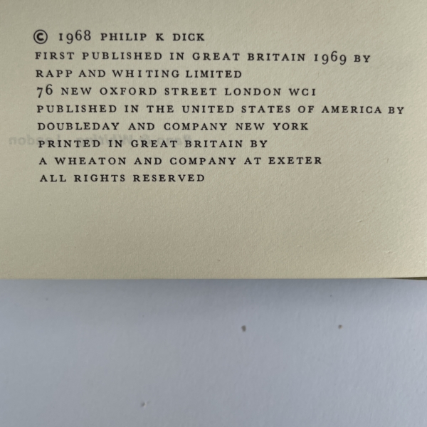 philip k dick do androids dream oF electric sheep first2