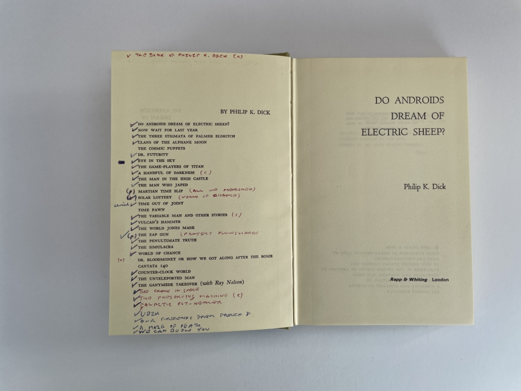 philip k dick do androids dream oF electric sheep first3
