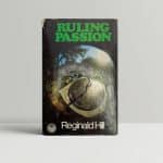 reginald hill ruling passion first ed1