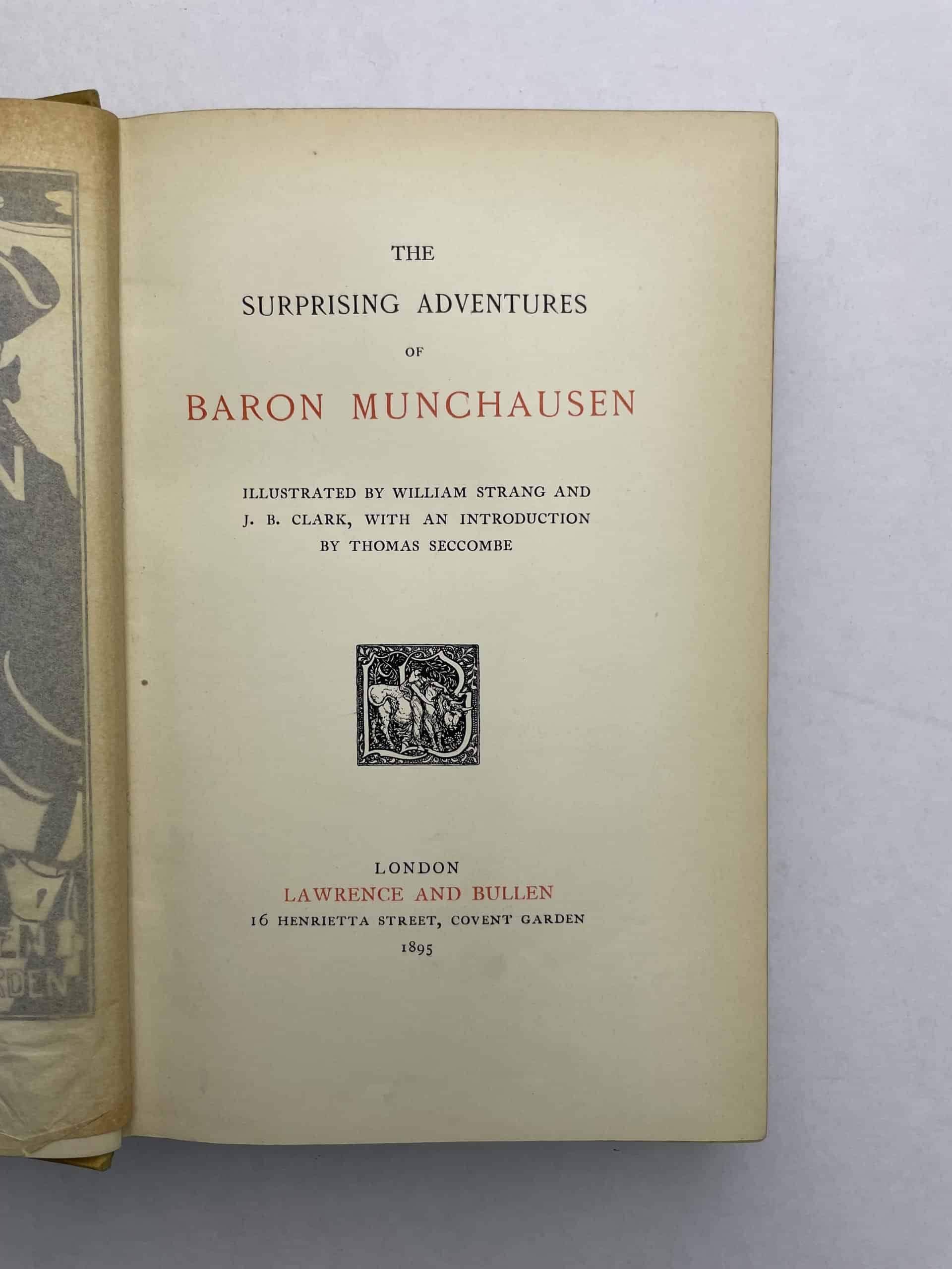 thomas seccombe the surprising adventures of baron munchausen first edition2