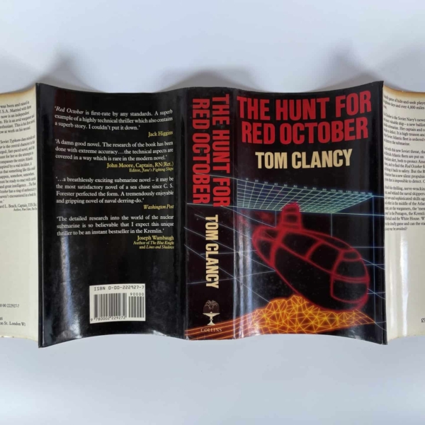 tom clancy the hunt for red october first edition4