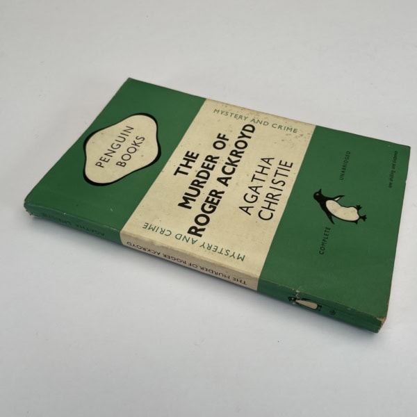 agatha christie the murder of roger ackroyd first pback3