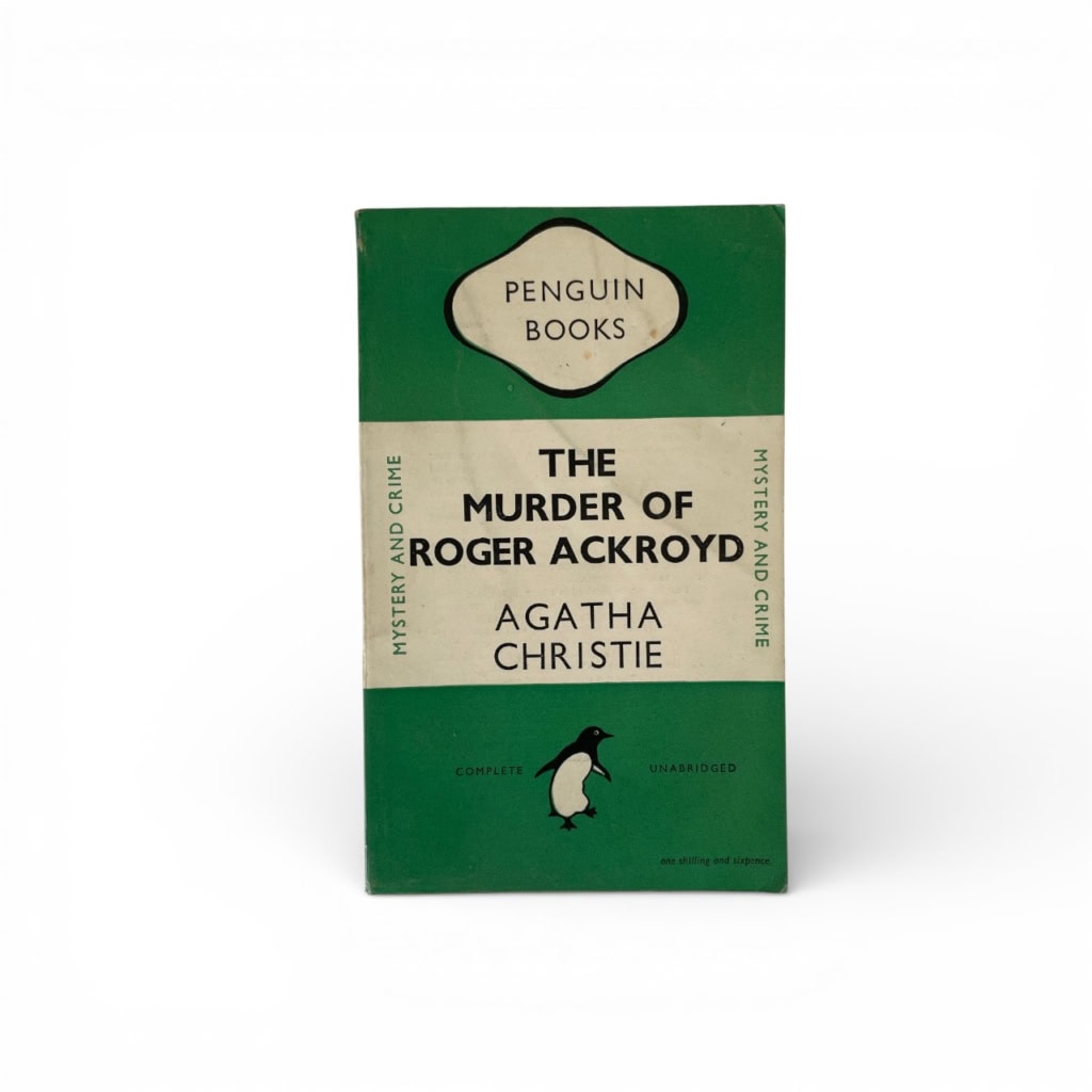 agatha chritie the murder of roger ackroyd first paperback 1
