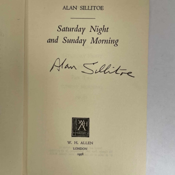 alan silitoe snasm signed 2