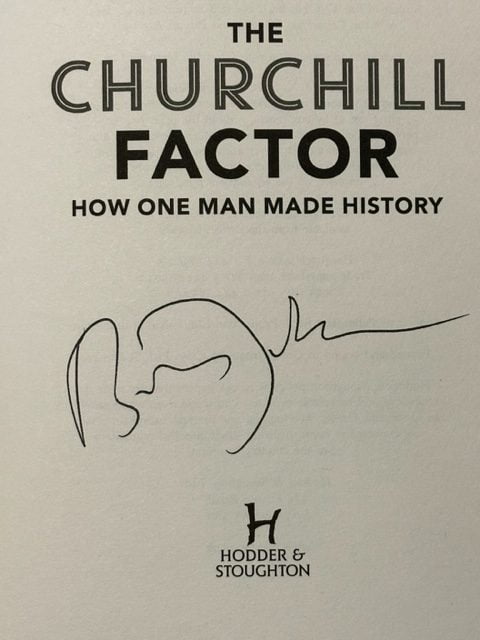 boris johnson the churchill factor first ed5