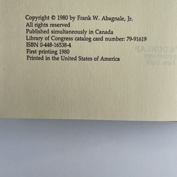 frank w abagnale catch me if you can first us ed2