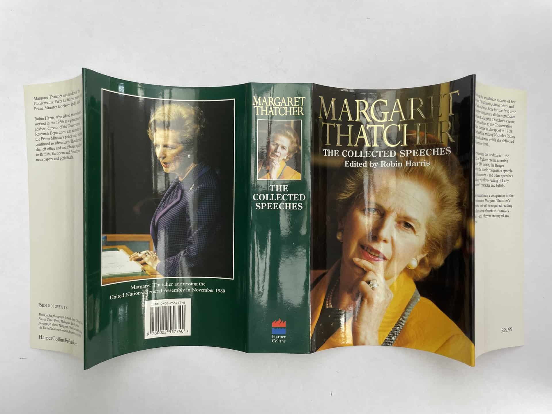 margaret thatcher collected speeches signed first ed5