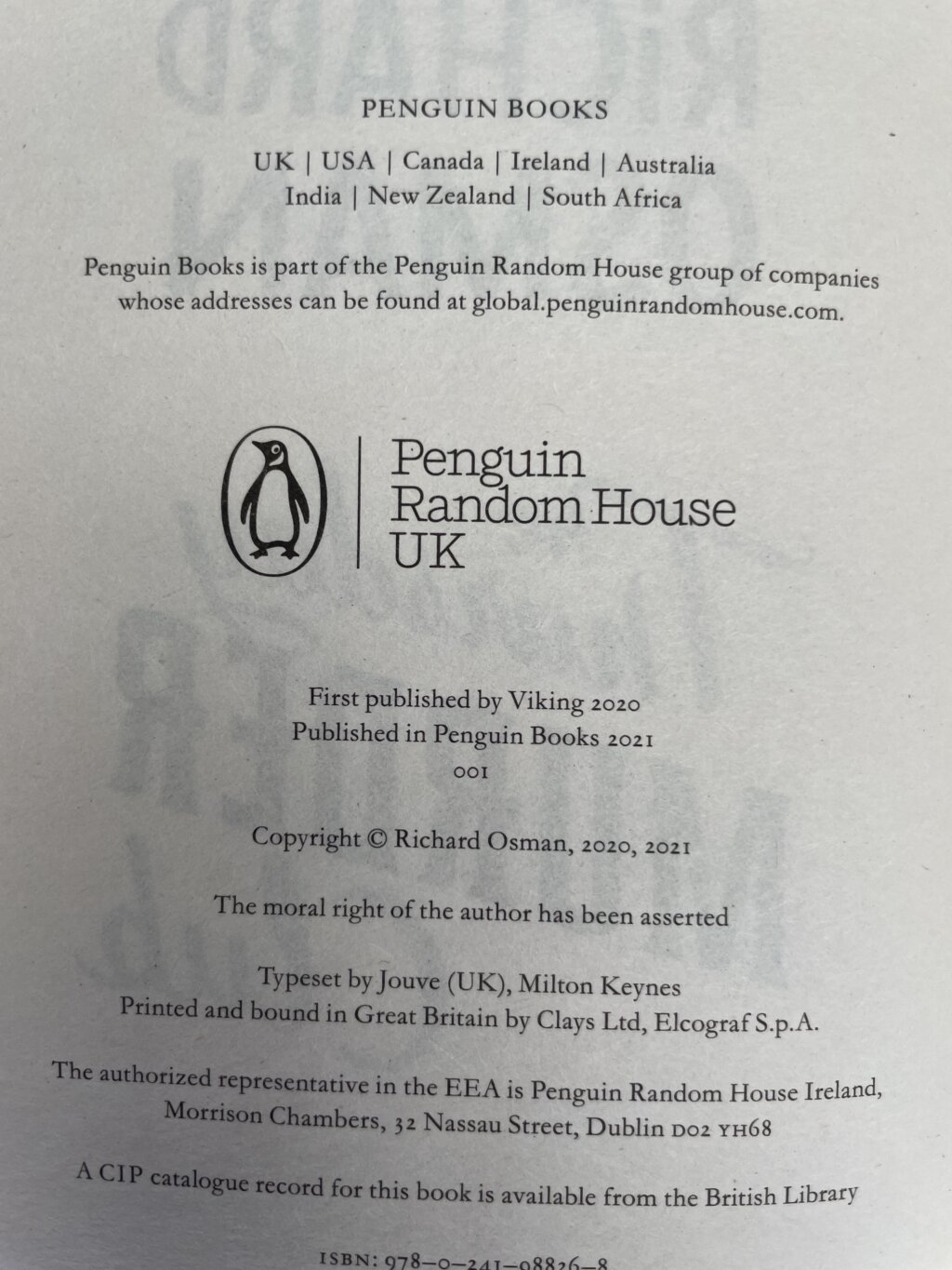 richard osman thurs murder club signed pback3