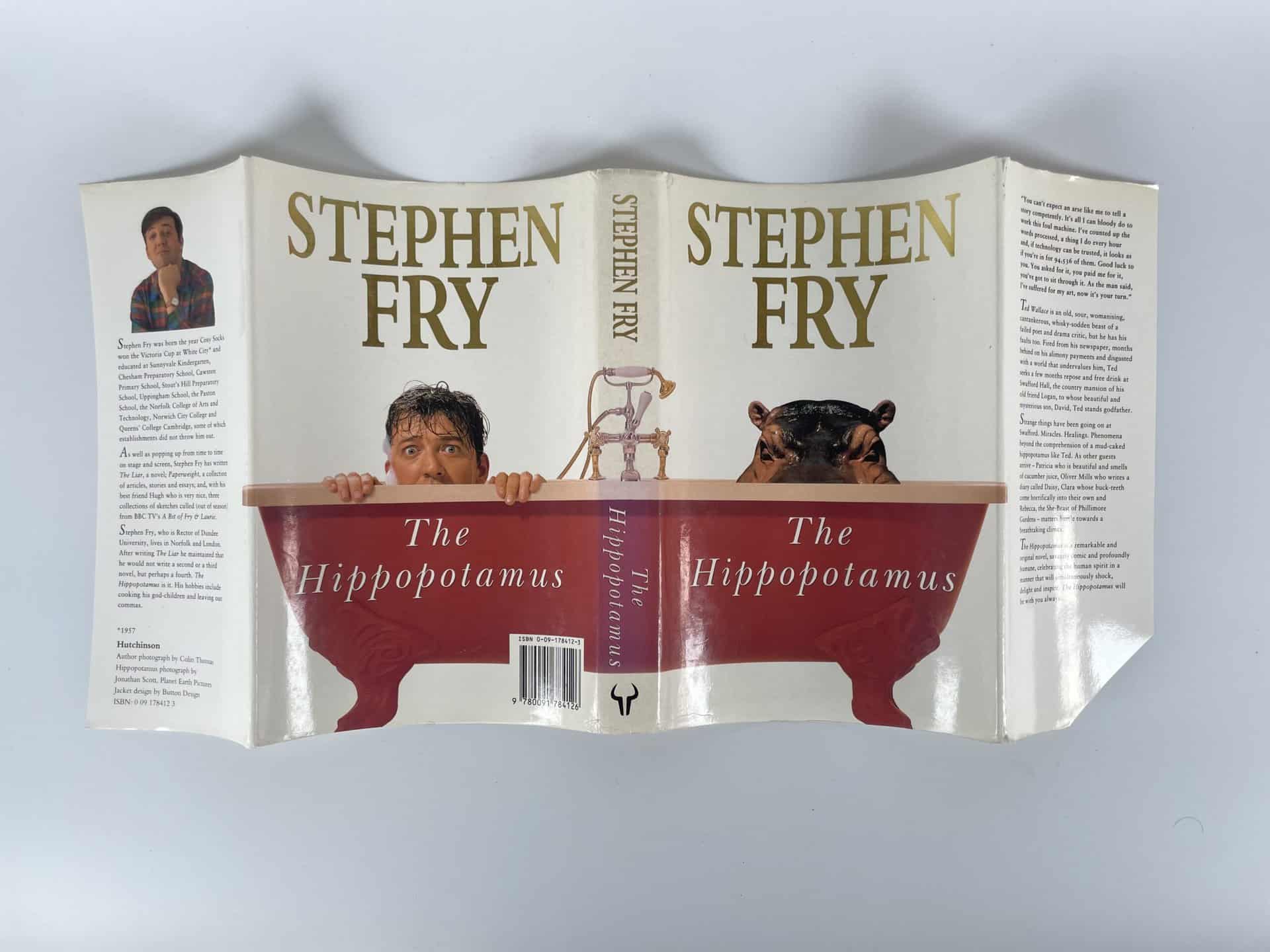 stephen fry the hippopotamus signed first 5