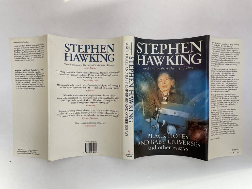 stephen hawking black holes etc first hardback 4