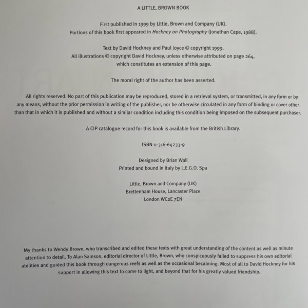 david hockney hockney on art first edition2