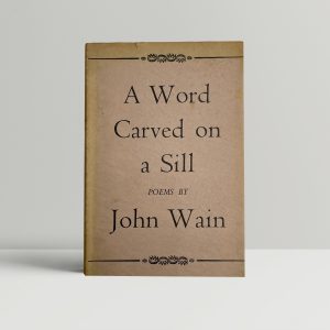 john wain a wood carved on a sill first ed1