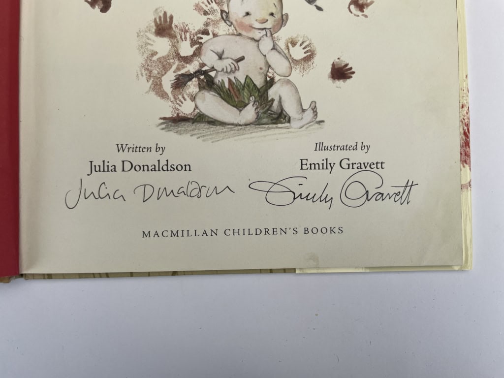 julia donaldson cave baby double signed2