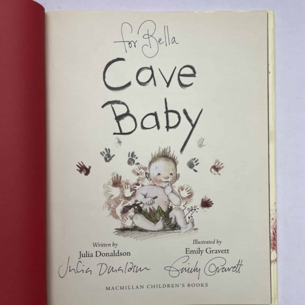 julia donaldson cave baby double signed2