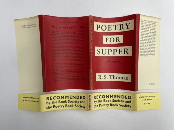 rs thomas poetry for supper first ed band4
