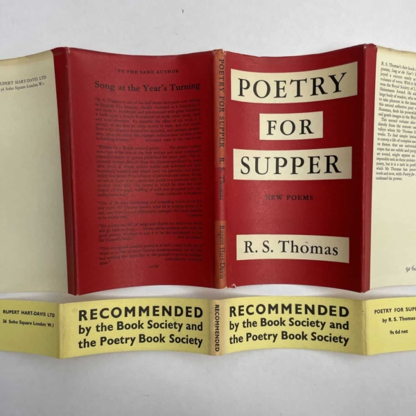 rs thomas poetry for supper first ed band4