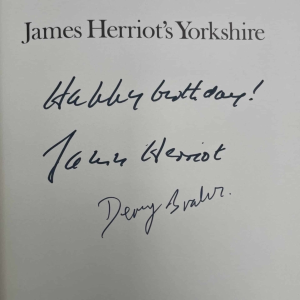 james herriots yorkshire double signed2