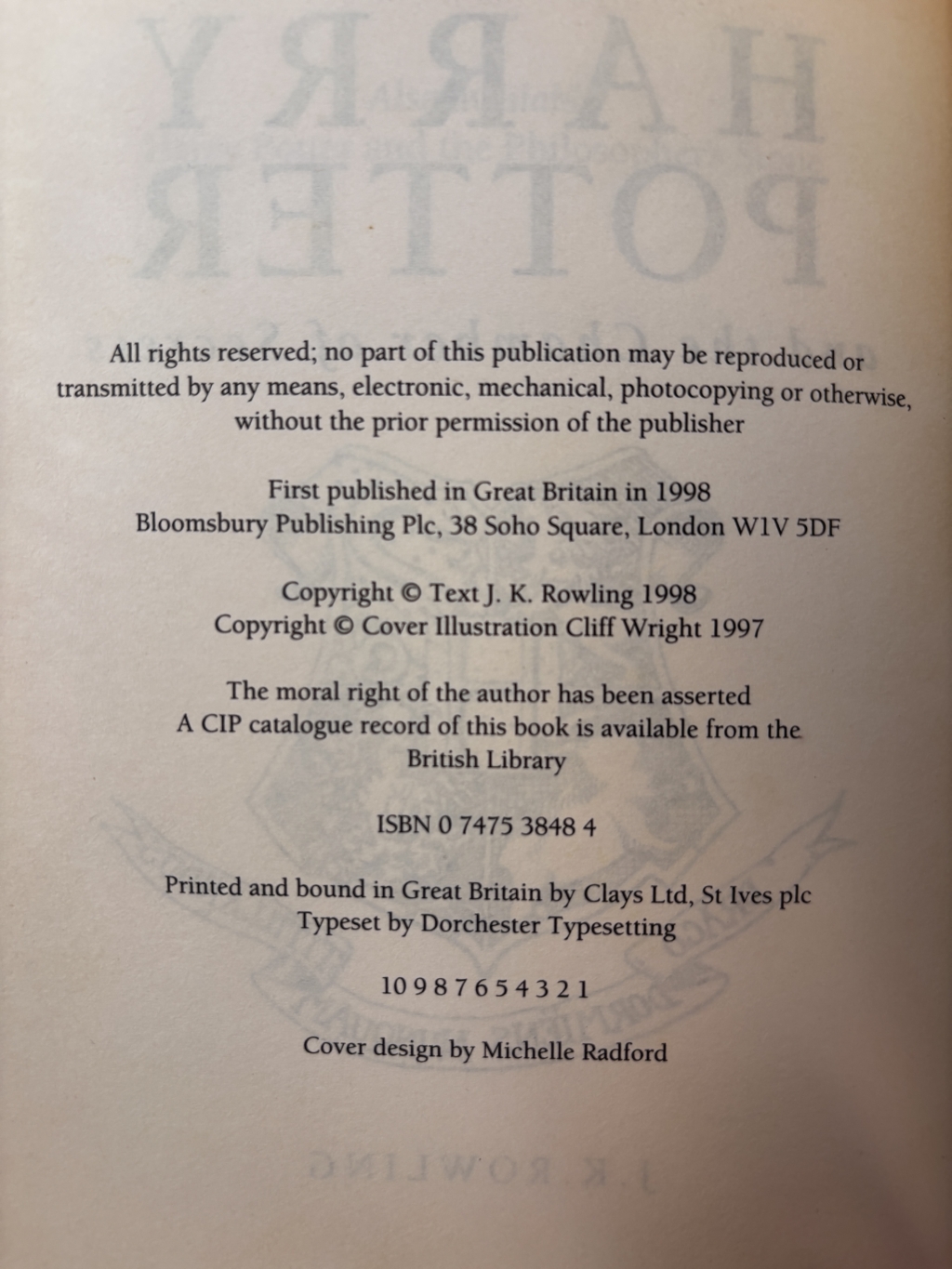 jk rowling hpatcos first pback 245 2