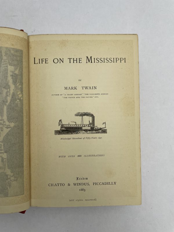 mark twain life on the mississippi first ed2