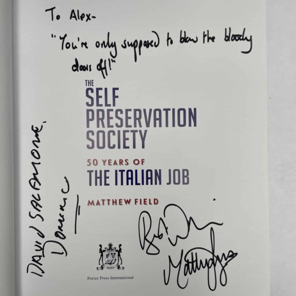 matthew field the self preservation society signed first ed2