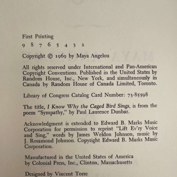 maya angelou i know why the caged bird sings firsted2