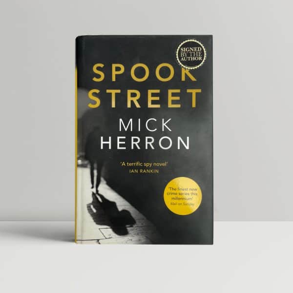 mick herron spook street signed first ed1