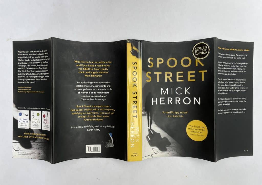 mick herron spook street signed first ed5