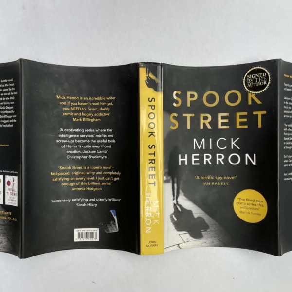 mick herron spook street signed first ed5