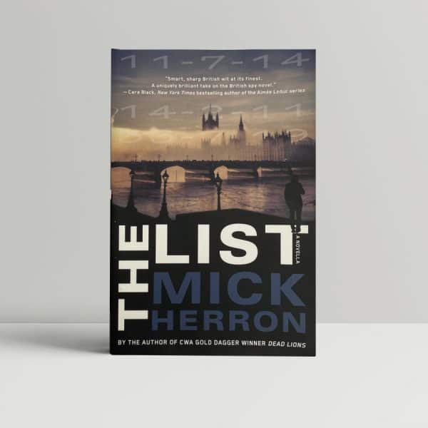mick herron the list signed first ed1