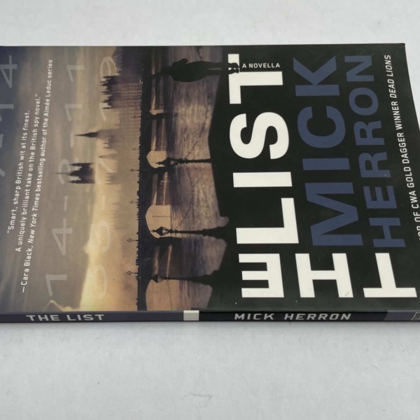 mick herron the list signed first ed4