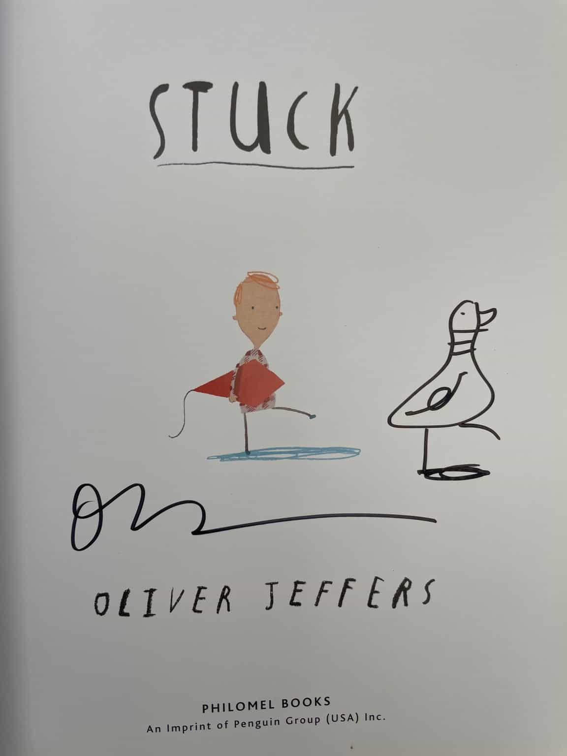 oliver jeffers stuck signed first ed2