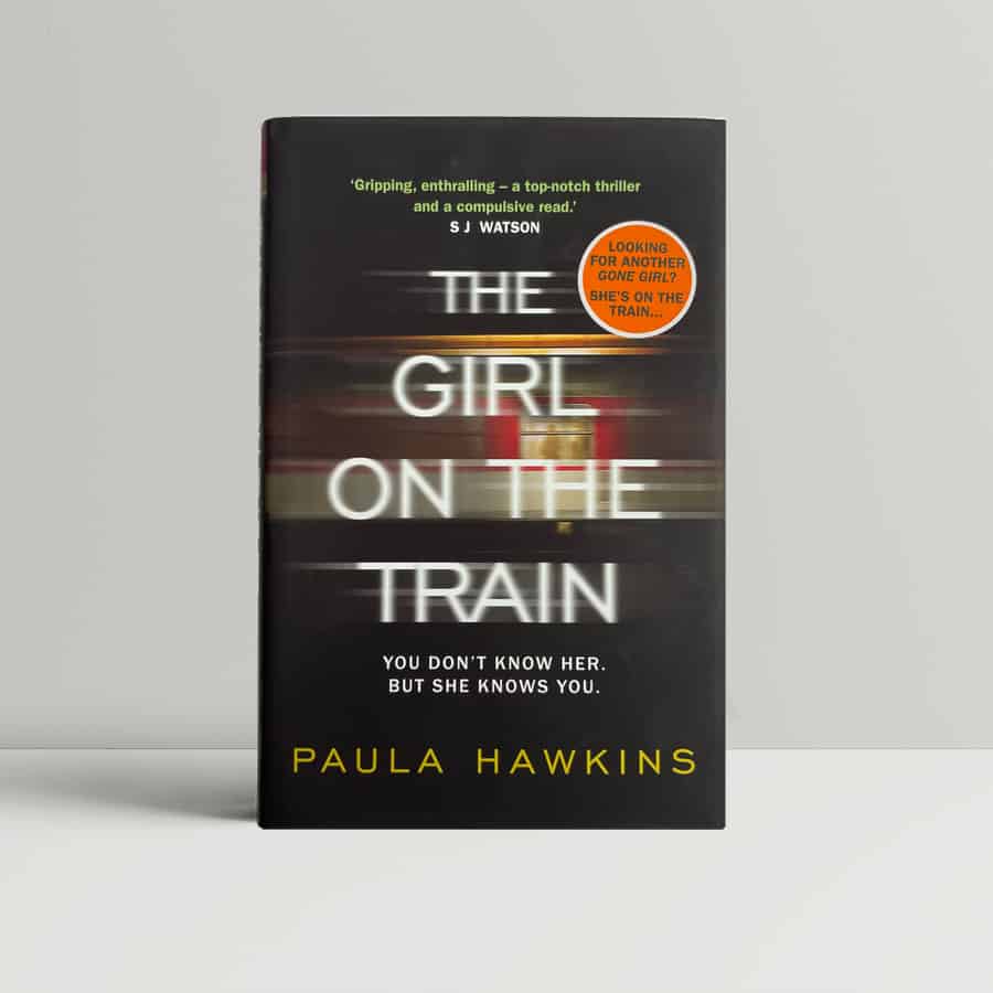 paula hawkins the girl on the train signed first 1