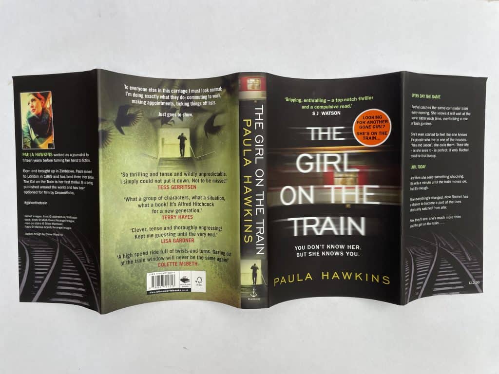 paula hawkins the girl on the train signed first 5