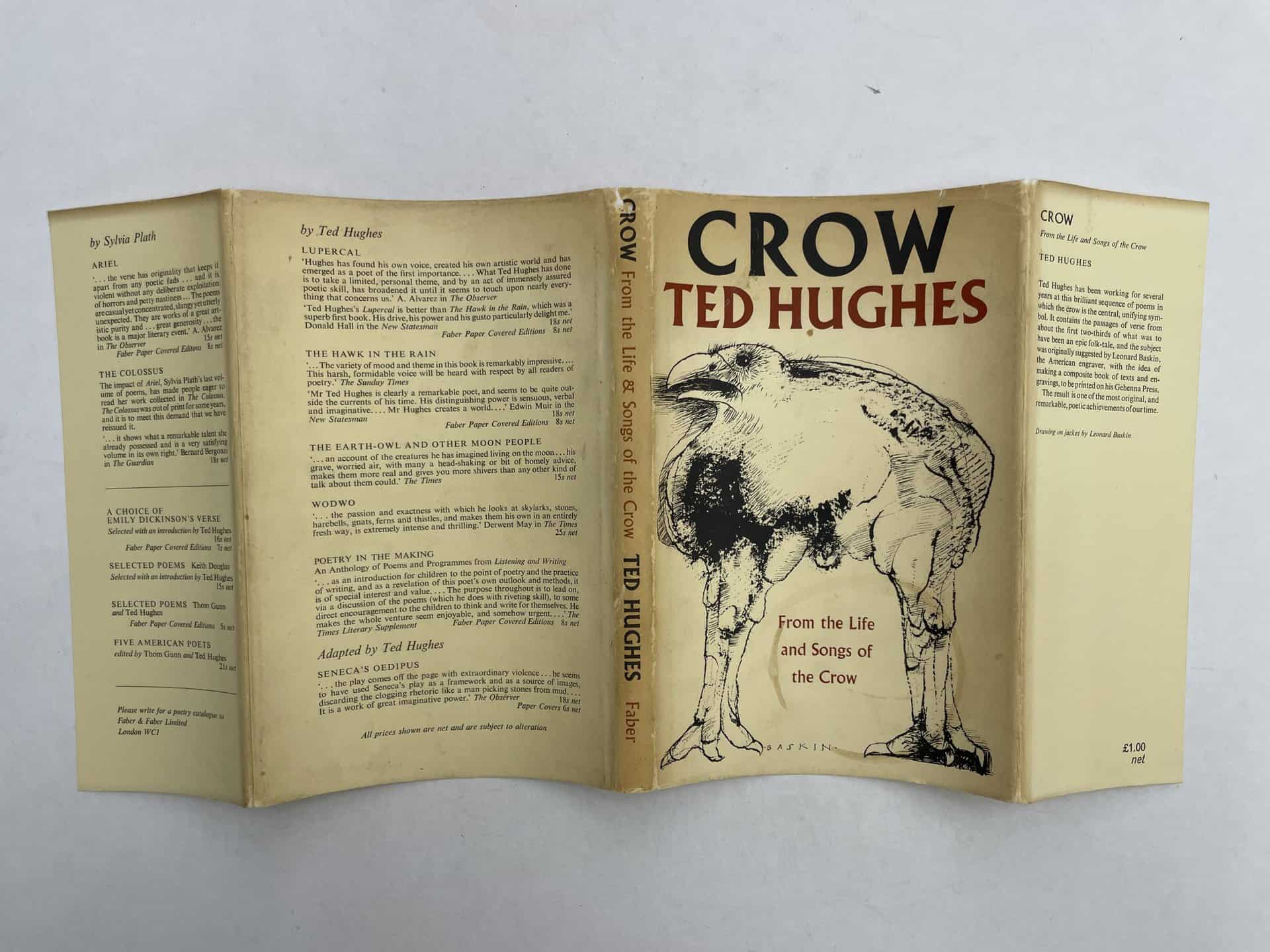 Ted Hughes - Crow - First Edition 1970