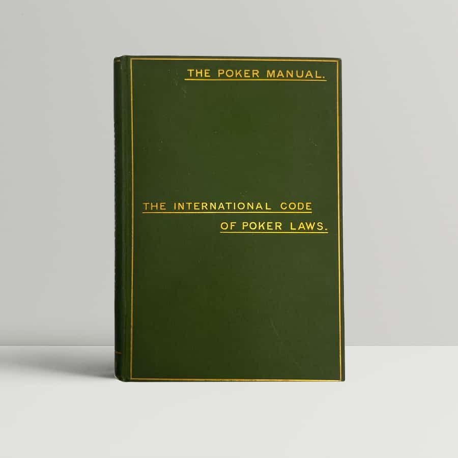 the poker manual first ed1