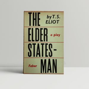 ts eliot the elder stateman first edition1