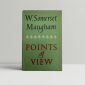 w somerset maugham points of view first ed1