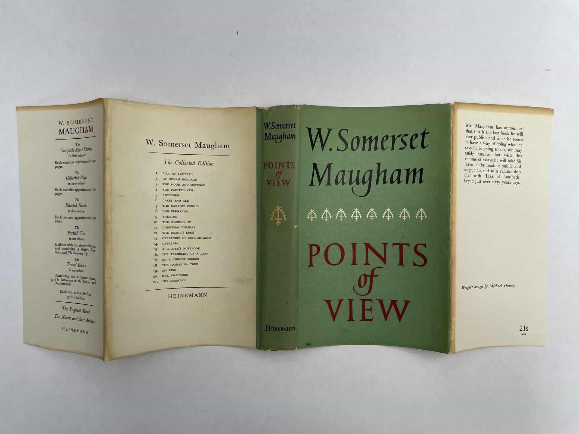 w somerset maugham points of view first ed4
