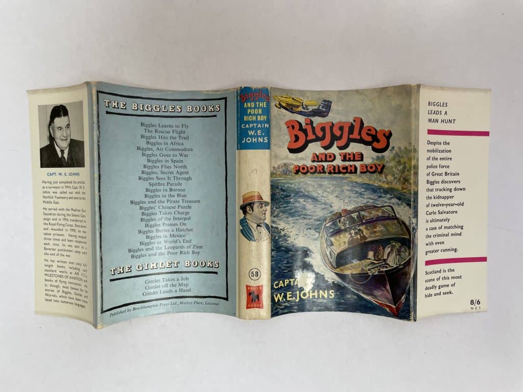 we johns biggles and the poor rich boy first ed4