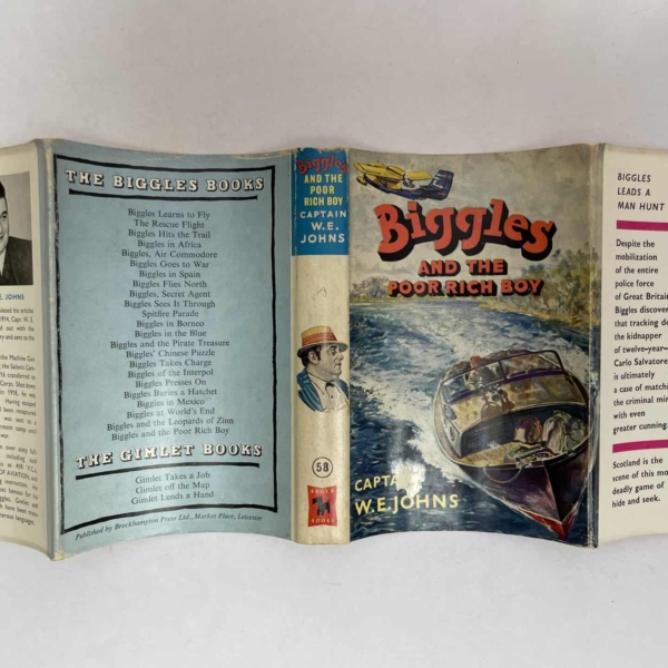 we johns biggles and the poor rich boy first ed4