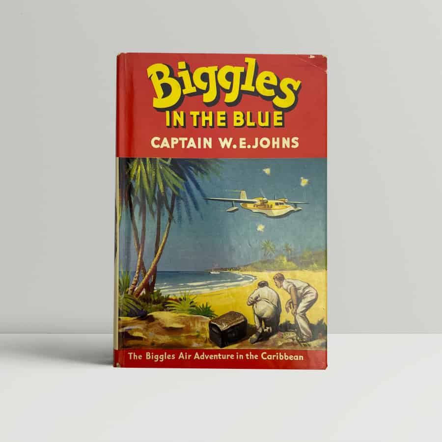 we johns biggles in the blue first ed1