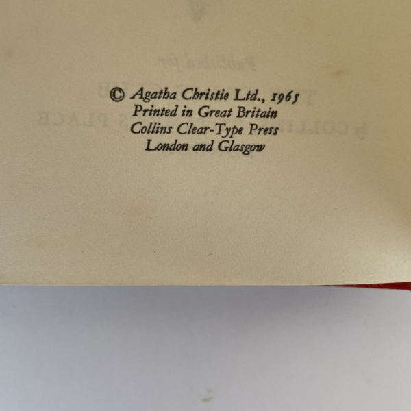 agatha christie at bertrams hotel 1st edition2