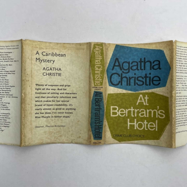 agatha christie at bertrams hotel first 4